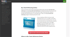 Desktop Screenshot of buyteethwhiteningin.com