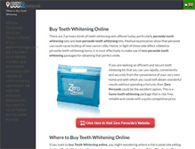 Tablet Screenshot of buyteethwhiteningin.com